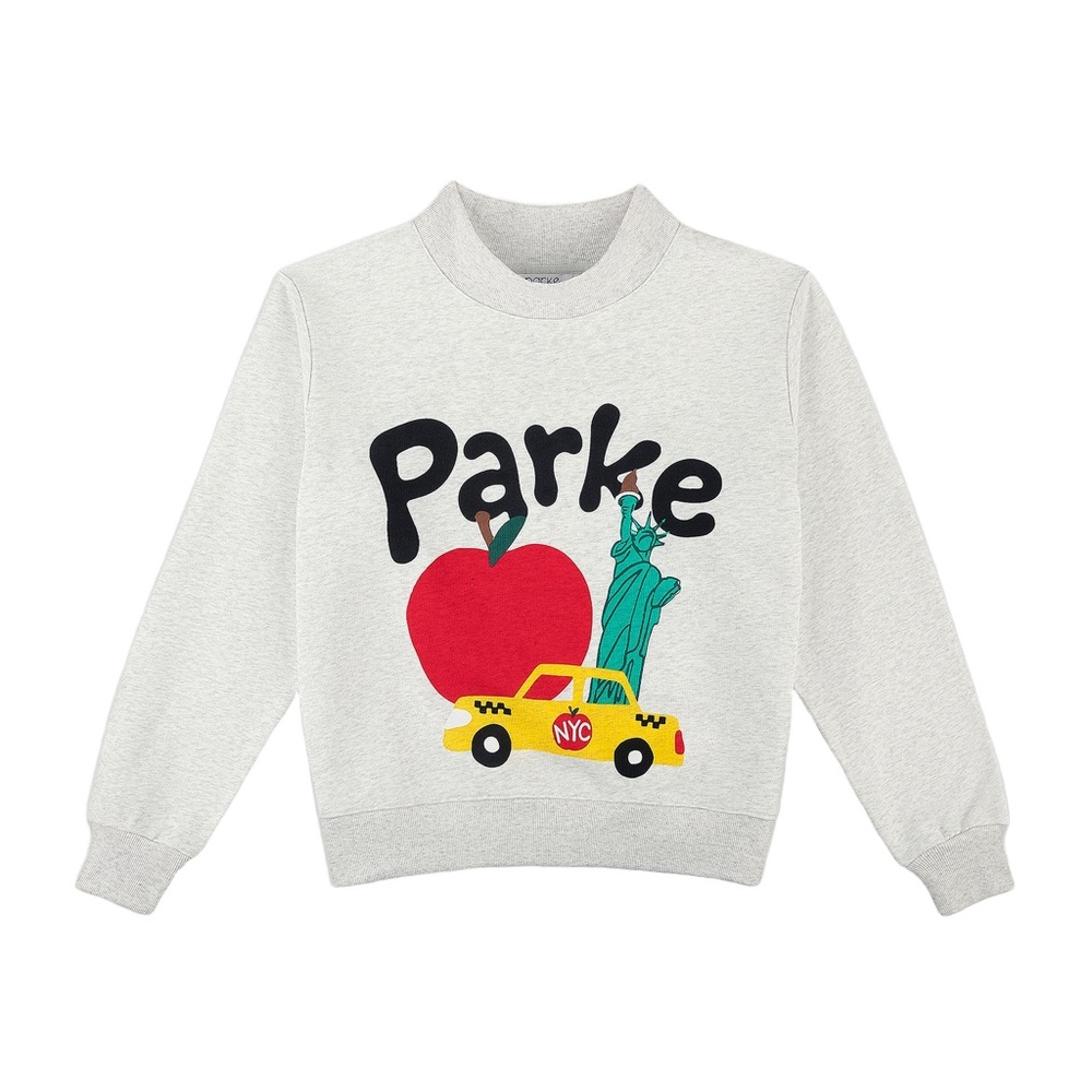 Parke NYC Logo Mockneck Sweatshirt
